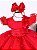 Vestido Infantil Princesa Vermelho - Imagem 2