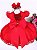 Vestido Infantil Princesa Vermelho - Imagem 3