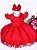 Vestido Infantil Princesa Vermelho - Imagem 1