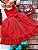 Vestido Infantil Temáticos Luxinho Vermelho - Imagem 4