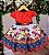 Vestido Infantil Temáticos Luxo Minnie/Minie Vermelho - Imagem 1