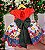 Vestido Infantil Temáticos Luxo Minnie/Minie Vermelho - Imagem 4
