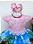 Vestido Infantil Temáticos Luxo Moana Baby Rosa - Imagem 2