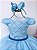 Vestido Juvenil Lig Lig Marina Azul Bebê - Imagem 2