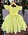 Vestido Infantil Lig Lig Amarelo Cinto Florzinha - Imagem 1