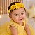 Faixa Belli Flor e Strass Amarelo - Imagem 1