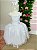 Vestido Marie Longo Manga Princesa Branco - Imagem 2