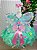Vestido Princesa Verde Jardim Encantado - Imagem 8