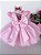 Vestido Marie Bebe Rosa Bebe Rendado - Imagem 3