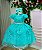 Vestido Marie Realeza Verde Tiffany - Imagem 1