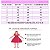 Vestido Enjoy Longo Branco Peito Florido Pink - Imagem 5