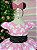 Vestido Tematico Luxo Minnie/Minie Rosa - Imagem 7