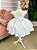 Vestido Lele Encanto Bebe Branco Com Calcinha - Imagem 4