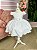 Vestido Lele Encanto Bebe Branco Com Calcinha - Imagem 2