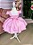 Vestido Lele Encanto Bebe Rosa Com Calcinha - Imagem 4