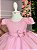 Vestido Lele Encanto Bebe Rosa Com Calcinha - Imagem 3