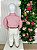 Conjunto Masculino Miss Cherry Social Vermelho com Calça Palha - Imagem 2