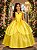 Fantasia Princesa Belli Princesa Amarela Longa - Imagem 1