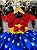 Vestido Infantil Princesa Temático Mulher Maravilha - Imagem 2