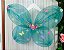 Asa De Borboletas / Fadas Infantil Verde Tiffany - Imagem 2