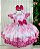 Vestido Infantil Princesa Tematico Chuva de Bençãos - Chuva de Amor Pink - Imagem 1