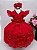 Vestido Infantil Princesa Realeza Vermelho - Imagem 1