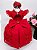 Vestido Infantil Princesa Realeza Vermelho - Imagem 3