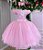 Vestido Marie Jardim Encantado Rosa Bebe Borboleta Branca - Imagem 2