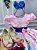 Vestido Infantil Temáticos da Gigi Princesa Gelo Rosa - Imagem 4