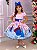 Vestido Infantil Temáticos da Gigi Princesa Gelo Rosa - Imagem 1