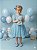 Vestido Marie Azul Tiffany Bolinhas - Imagem 2