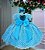 Vestido Marie Azul Tiffany Bolinhas - Imagem 3