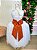 Vestido Marie Longo Branco Laço Terracota - Imagem 4