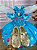 Vestido Princesa Belli Bia Jardim Encantado Azul Tiffany - Imagem 3