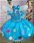 Vestido Princesa Belli Bia Jardim Encantado Azul Tiffany - Imagem 1
