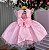 Vestido Princesa Belli Bia Jardim Encantado Rosa bebe - Imagem 9