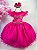 Vestido Princesa Belli Tematico Barbie Pink Camurça - Imagem 6