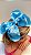 Laço Belli Bico de Pato Azul - Imagem 1