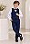 Conjunto Miss Cherry Social Colete Leonardo Azul Marinho - Imagem 1