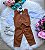 Conjunto Miss Cherry Social Colete Caramelo - Imagem 5