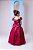 Vestido Marie Longo Manga Princesa Marsala - Imagem 7