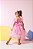 Vestido Princesa Belli Tematico Barbie Rosa - Imagem 3