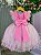 Vestido Princesa Belli Tematico Barbie Rosa - Imagem 8
