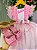 Vestido Princesa Belli Tematico Barbie Rosa - Imagem 7