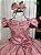 Vestido Marie Longo Manga Princesa Rose - Imagem 3