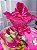 Vestido Infantil Princesa Tematico Masha e o Urso Pink - Imagem 6