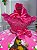 Vestido Infantil Princesa Tematico Masha e o Urso Pink - Imagem 5