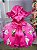 Vestido Infantil Princesa Tematico Masha e o Urso Pink - Imagem 7