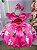 Vestido Infantil Princesa Tematico Masha e o Urso Pink - Imagem 3