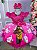Vestido Infantil Princesa Tematico Masha e o Urso Pink - Imagem 1